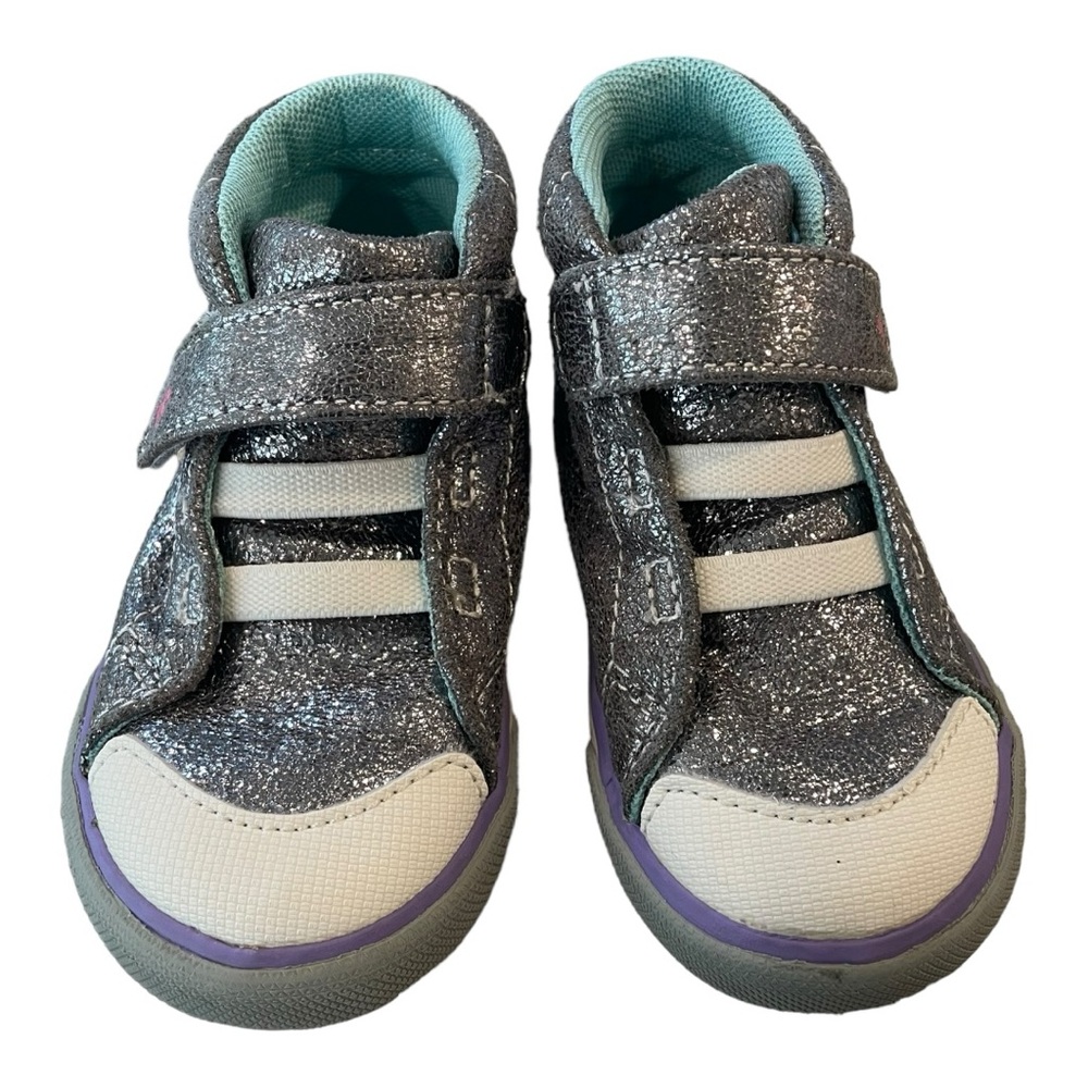 See Kai Run. Silver Sneakers size 6